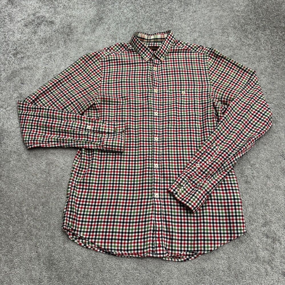 Ben Sherman The original Gingham Button Down Shirt Mens Small Multi Plaid Casual